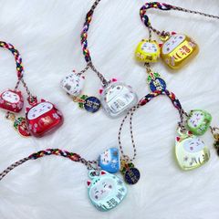 Móc Điện Thoại Mèo Lớn Mèo Nhỏ Móc Túi Phụ Kiện Đẹp nhiều màu (ánh hologram)