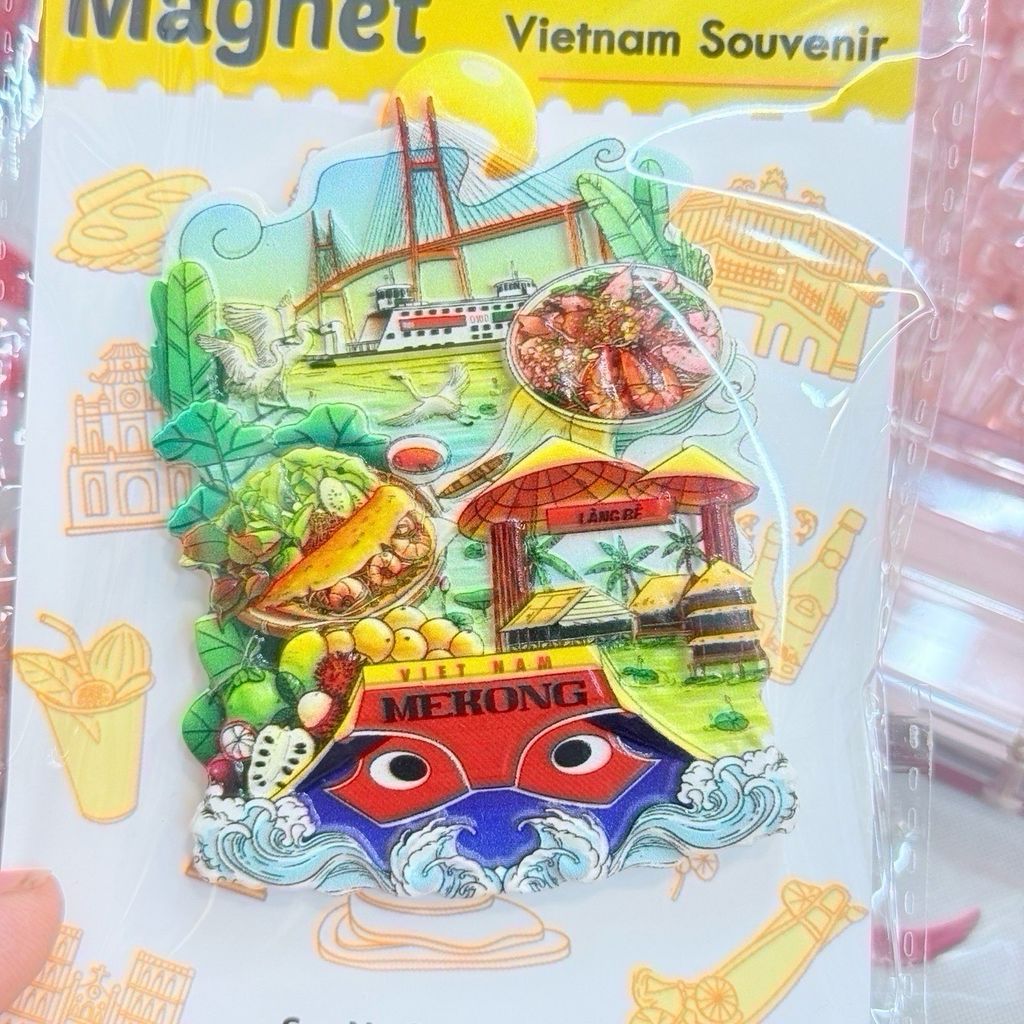 Nam châm Magnet Trang Trí Tủ Lạnh Fridge Magnet - Địa Danh Việt Nam - Món Ăn Việt Nam - Quà lưu niệm Việt Nam