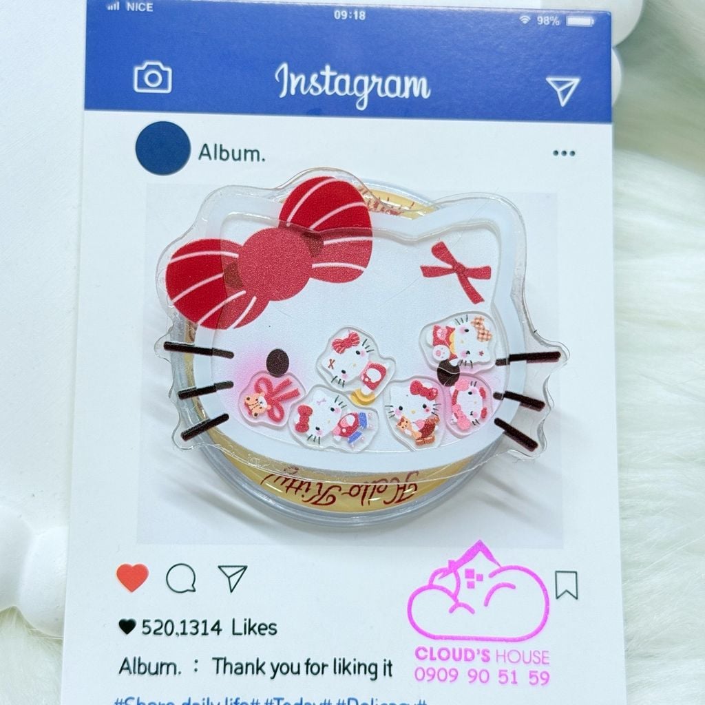 POPSOCKET Magsafe Nam Châm Hít Hello Kitty Kute
