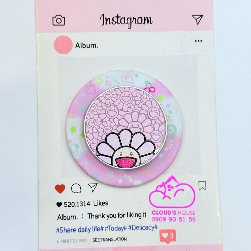 POPSOCKET Magsafe Nam Châm Hít Mẫu BÔNG HOA