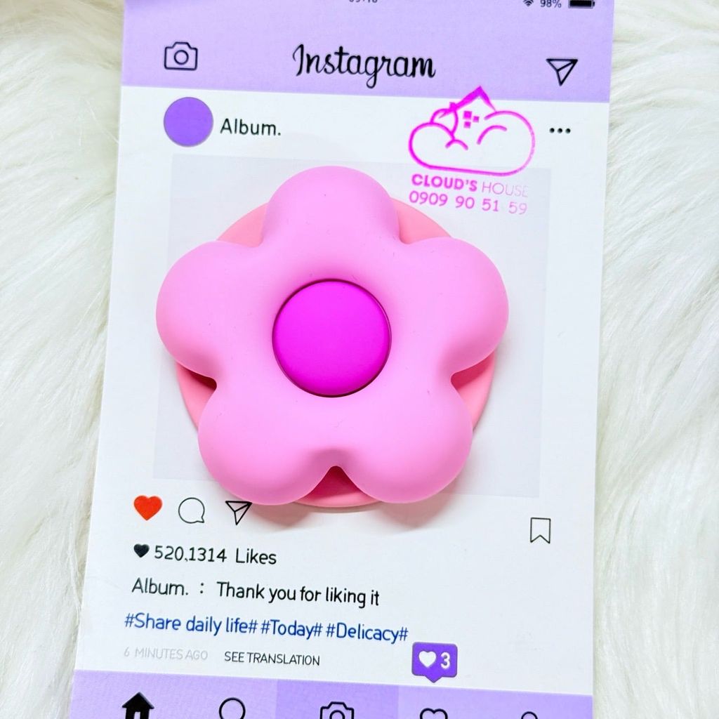 POPSOCKET Magsafe Nam Châm Hít Mẫu BÔNG HOA