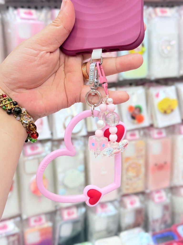 DÂY CHARM TRÁI TIM Silicone R.E.P CaseTify CHỐNG BẨN