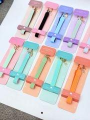 DÂY BI CHARM DẸP 2 MẶT 2 MÀU Silicone CHỐNG BẨN kèm charm