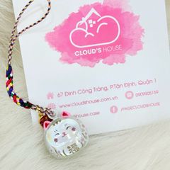 Móc Điện Thoại Mèo Lớn Móc Túi Phụ Kiện Đẹp nhiều màu (ánh hologram)