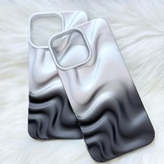 Case Ốp điện thoại iPhone Gợn Sóng Ombre Đen iPhone 13/14/15/16/Pro/Promax