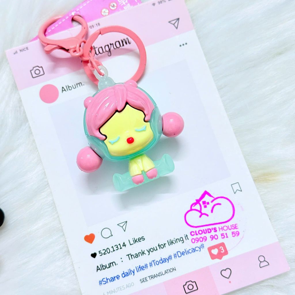 Móc Khóa Skull Panda