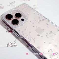 Case Ốp điện thoại iPhone Bling Bling Meomeo bé Mèo kute viền camera lấp la lấp lánh iPhone 13/14/15/16/17Pro/Promax