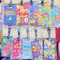 Thẻ Treo Hành Lý Vali Nhựa Dẻo PVC Luggage Tag Hình Ảnh Việt Nam Quà Lưu Niệm