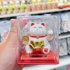 Mèo Thần Tài Nhựa Vẫy Tay Tài Lộc - Năng Lượng Mặt Trời- TẾT 2026 (Nhiều Mẫu)