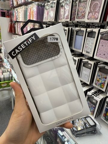 Case Ốp Điện thoại iPhone Casetify Mây  - Màu Trắng  Magsafe Basic iPhone 17/16/15Pro/Promax
