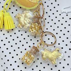 MÓC KHÓA NGỰA VÀNG KÈM HỦ VÀNG- TẾT