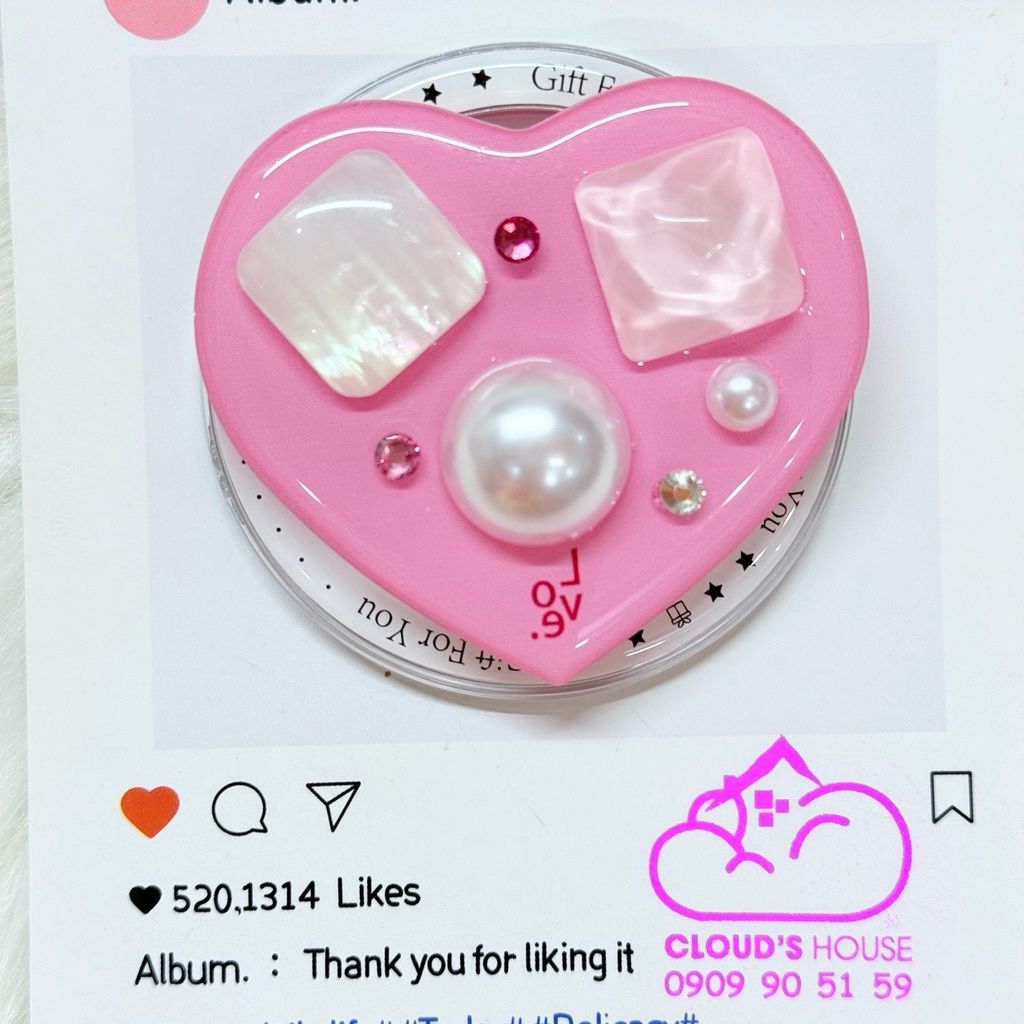 POPSOCKET Magsafe Nam Châm Hít Hình Trái Tim