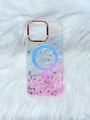 Case Ốp điện thoại iPhone Likgus Trong Ombre Nhiều Màu Bling Bling Magsafe iPhone 16/17/Promax