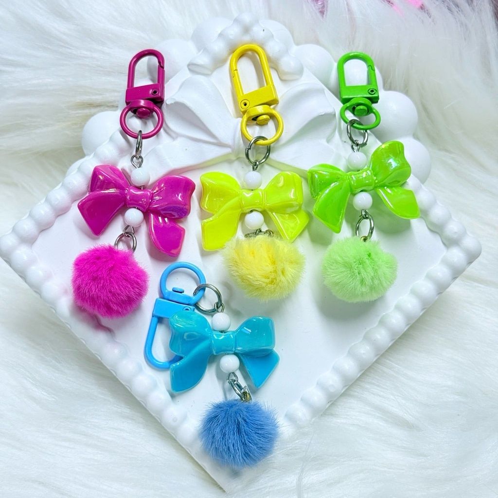 Móc treo điện thoại mini các mẫu NƠ cute dễ thương - nhiều mẫu