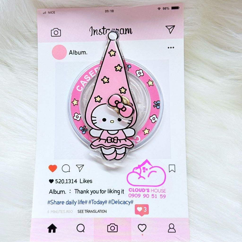 POPSOCKET Magsafe Nam Châm Hít Hello Kitty Kute