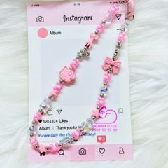 Dây đeo điện thoại ngắn Hello Kitty charm Kute (Quảng Châu, Thái Lan)