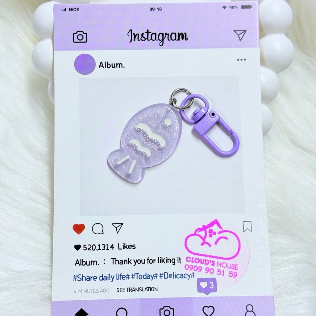 Móc treo điện thoại mini nhân vật cute dễ thương - nhiều mẫu