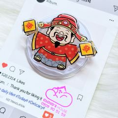 POPSOCKET Magsafe Nam Châm Hít Mẫu Mèo May Mắn Thần Tài TẾT 2026