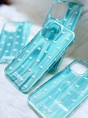 Case Ốp điện thoại iPhone Trái Tim Xanh (Blue Love) Hologram Bling Bling iPhone 13/14/15/16/Pro/Promax