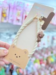 DÂY Xoắn Thú Cartoon Silicone Chất CHỐNG BẨN kèm charm nhiều màu sắc