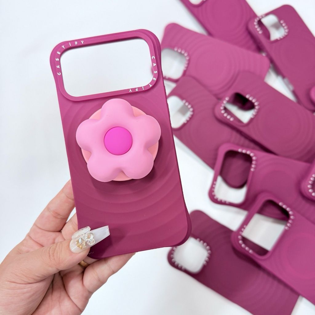 Case Ốp Điện thoại iPhone Casetify Ripple Case Mulberry Color Magsafe Basic iPhone 17/16/15Pro/Promax