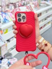 Case Ốp Điện thoại iPhone Casetify Ripple Case Đỏ Magsafe Basic iPhone 17/16/15Pro/Promax