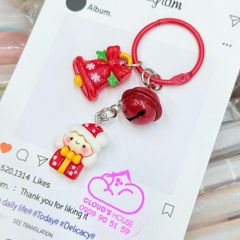 Móc Treo điện thoại, phụ kiện túi xách Giáng sinh Noel mẫu 2 charm
