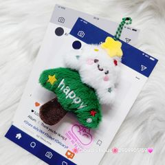 Móc Khóa Gấu Bông Giáng Sinh
