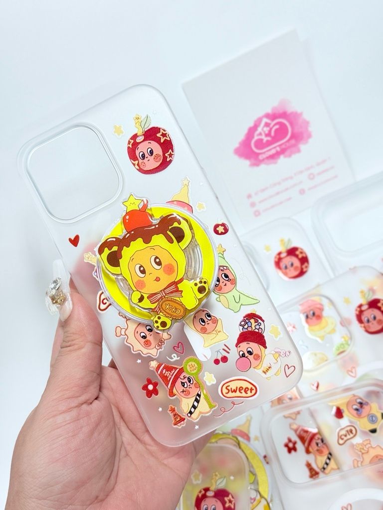 Case Ốp điện thoại iPhone Twinkle Twinkle Sweet Nhám Magsafe iPhone 13/14/15/16/17 Pro/Promax