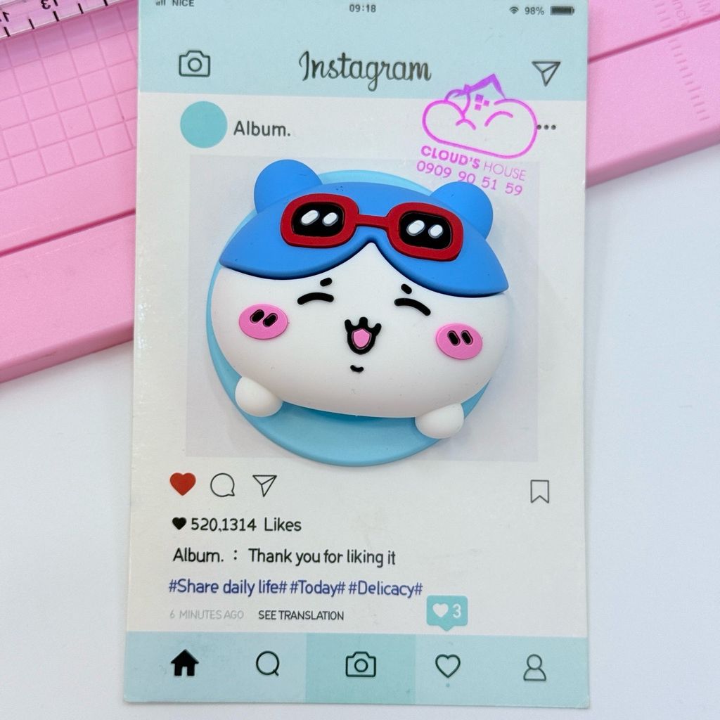 POPSOCKET Magsafe Nam Châm Hít Mẫu Miffy Rabbit - Thỏ