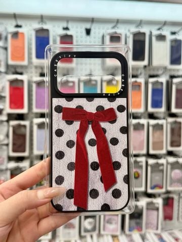 Case Ốp Điện thoại iPhone CaseTify Chấm Bi Nơ 17Promax
