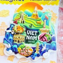 Nam châm Magnet Trang Trí Tủ Lạnh Fridge Magnet - Địa Danh Việt Nam - Món Ăn Việt Nam - Quà lưu niệm Việt Nam