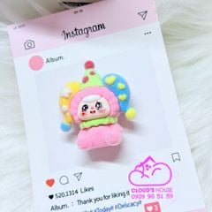 Móc Khoá Dây Charm Thỏ Công Chúa Dễ Thương