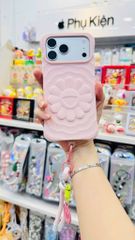 Case Ốp Điện thoại iPhone TAKASHI MURAKAMI x CASETiFY FLOWERS BLOOM Màu Hồng Pastel Basic iPhone 17/16/15Pro/Promax