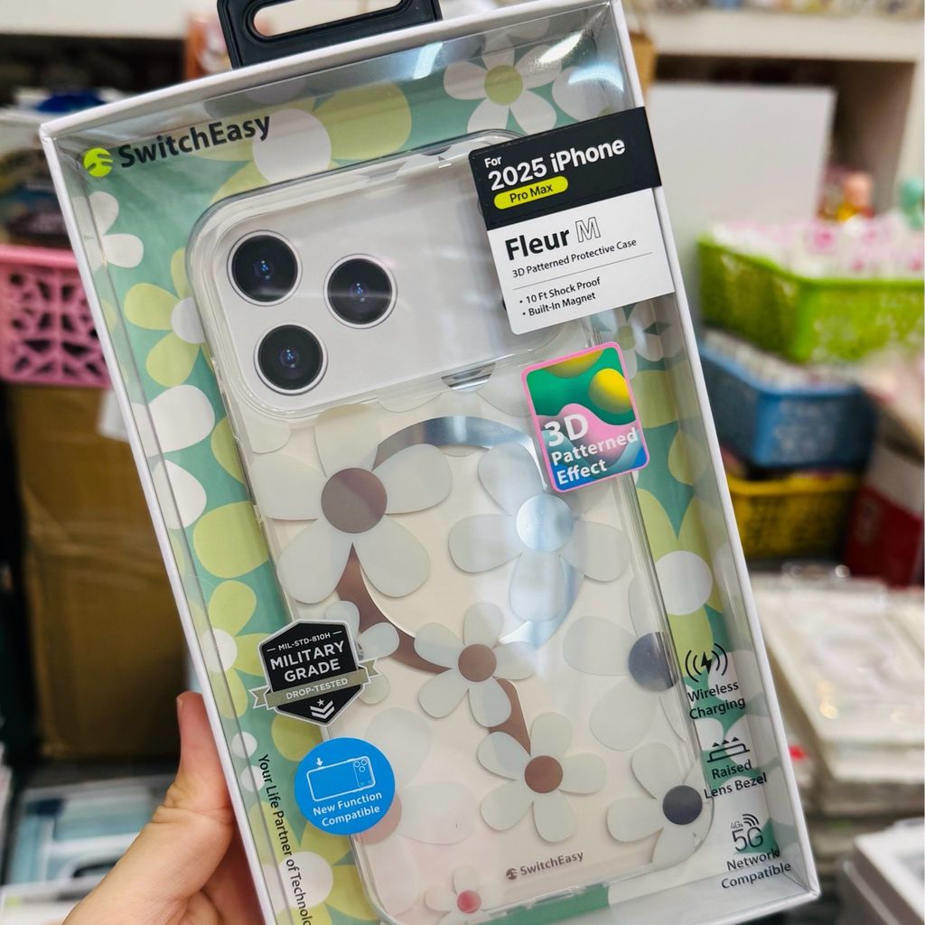 Case Ốp điện thoại iPhone SwitchEasy Magsafe Hoa Trong iPhone 17/16/Pro/Promax