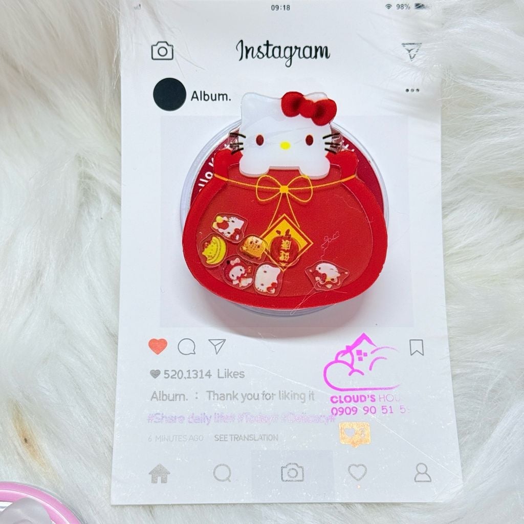 POPSOCKET Magsafe Nam Châm Hít Hello Kitty Kute