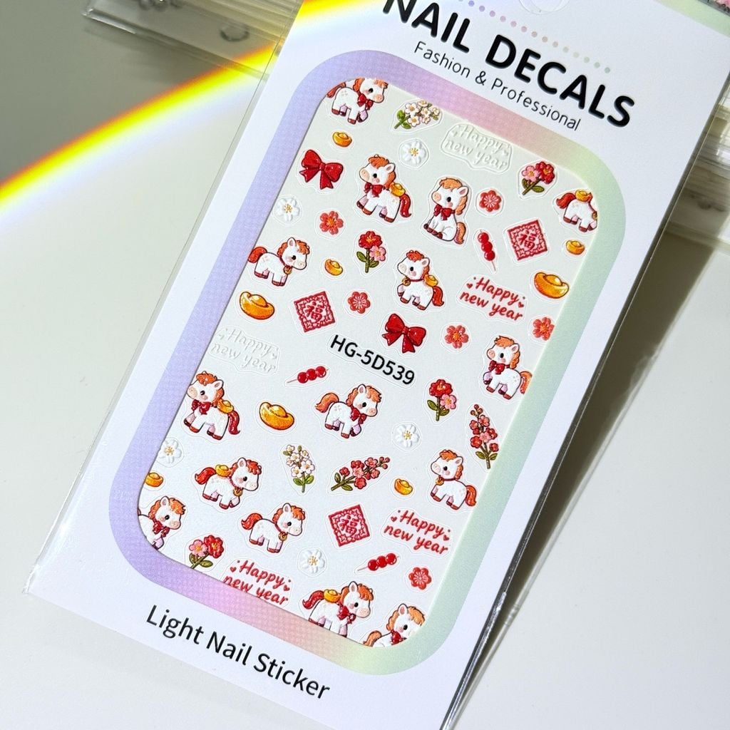 Sticker 5D Nổi Mini Nails/ Điện Thoại