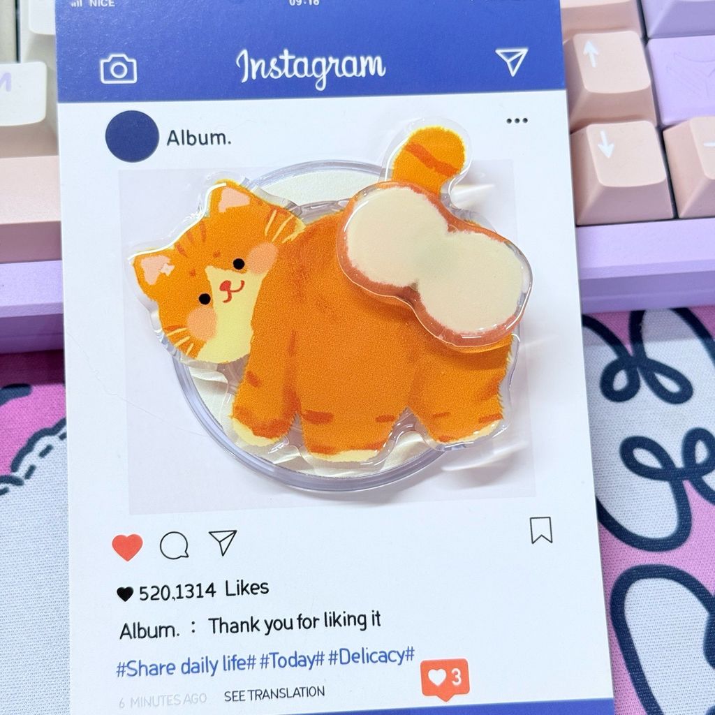 POPSOCKET Magsafe Nam Châm Hít CHÓ - MÈO Kute