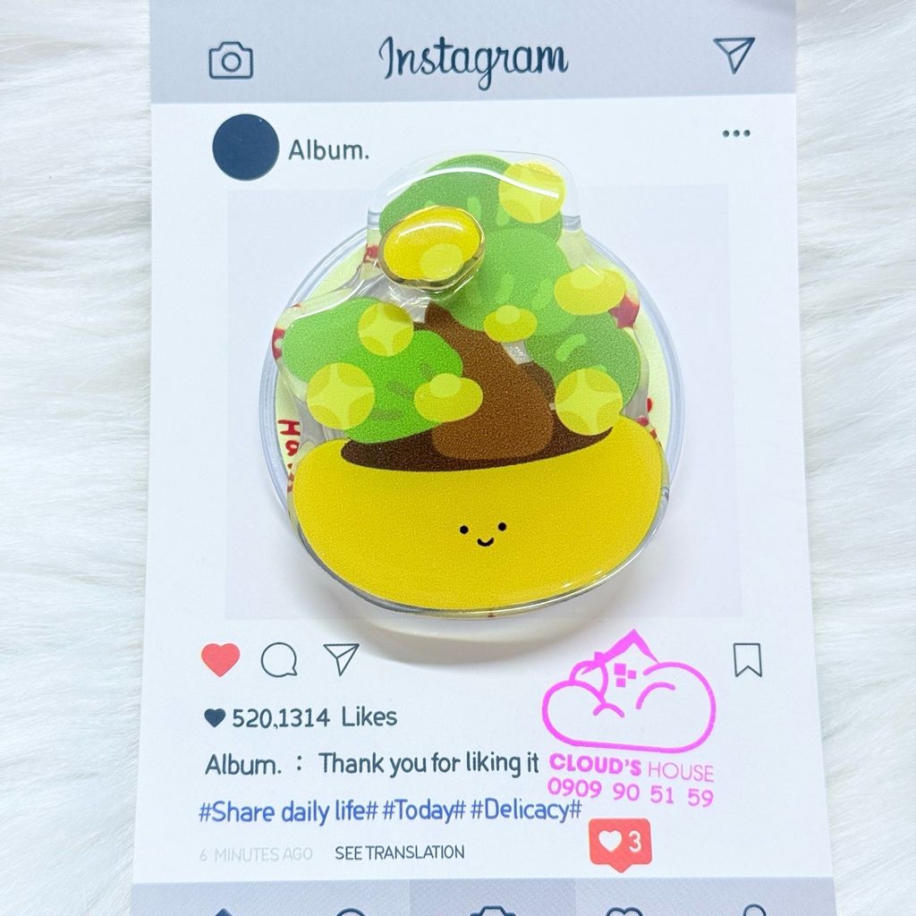 POPSOCKET Magsafe Nam Châm Hít Mẫu Mèo May Mắn Thần Tài TẾT 2026