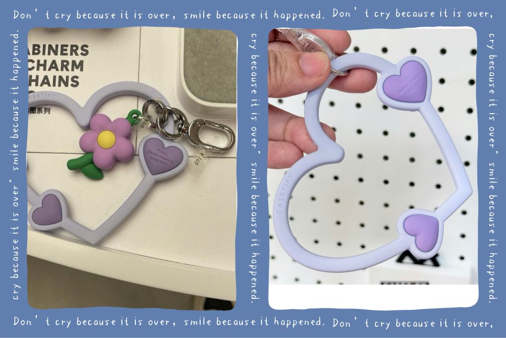 DÂY CHARM TRÁI TIM Silicone R.E.P CaseTify CHỐNG BẨN