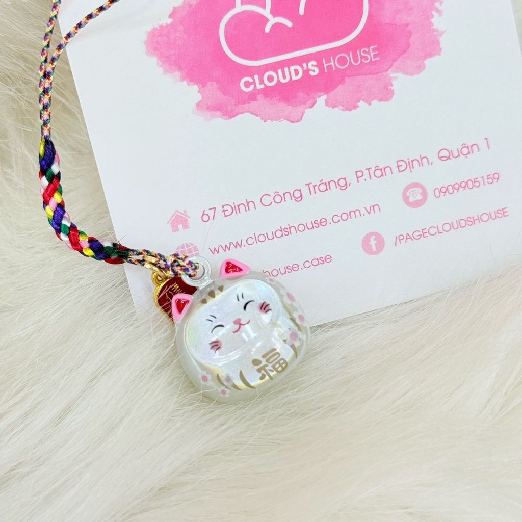 Móc Điện Thoại Mèo Lớn Móc Túi Phụ Kiện Đẹp nhiều màu (ánh hologram)