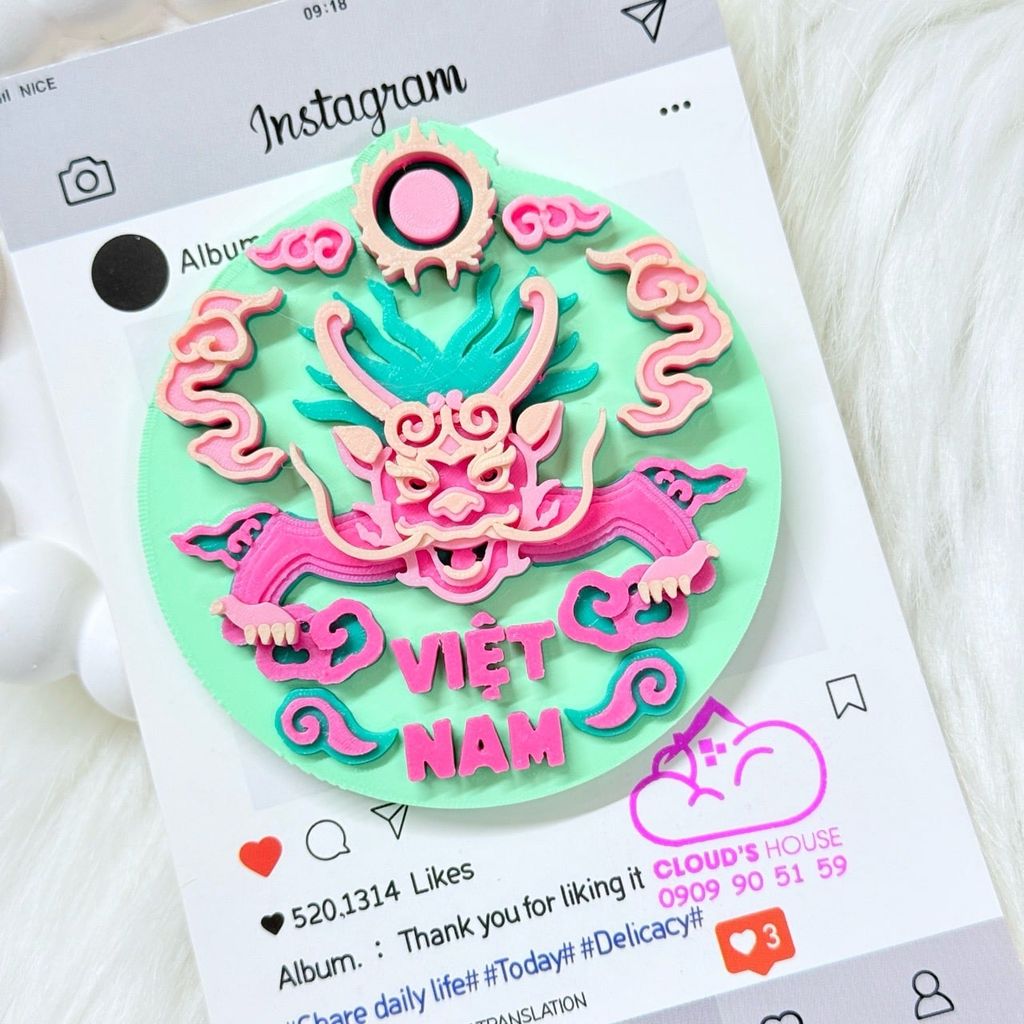 CNHN- Nam Châm Hít/ Dán Tủ Lạnh Quà Lưu Niệm Việt Nam Fridge Magnet - Refrigerator Magnet