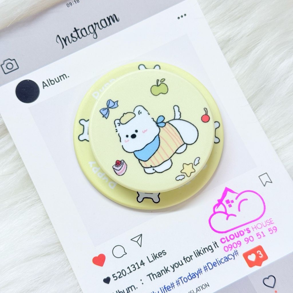 POPSOCKET Magsafe Nam Châm Hít CHÓ - MÈO Kute