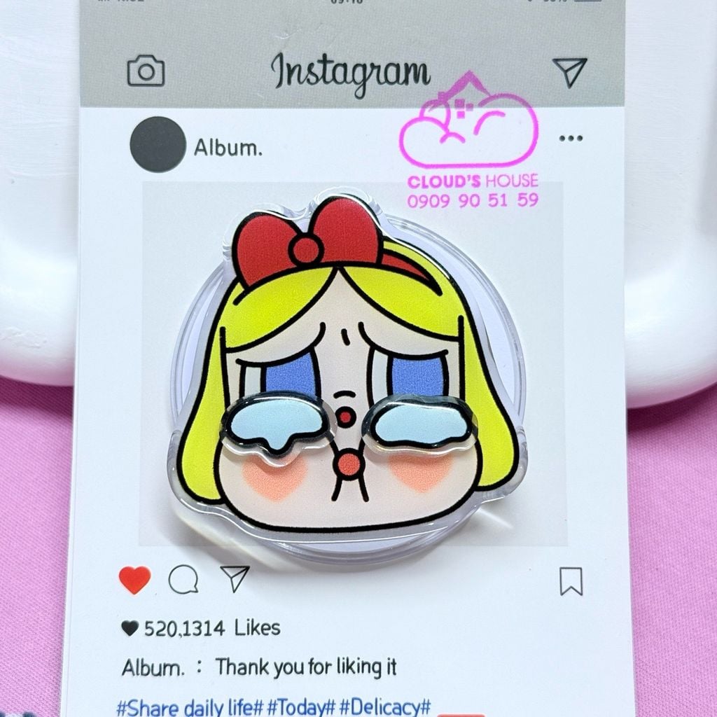POPSOCKET Magsafe Nam Châm Hít CRY BABY Kute