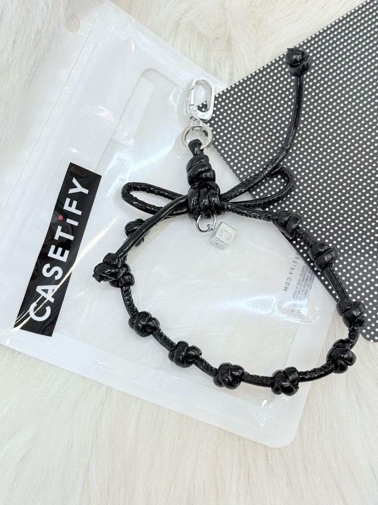 DÂY CHARM NƠ Chất Da R.E.P CaseTify - Bow Charm Wristlet