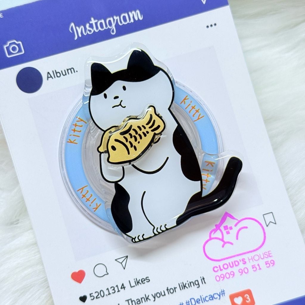 POPSOCKET Magsafe Nam Châm Hít CHÓ - MÈO Kute
