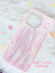 Case Ốp điện thoại iPhone Hello Kitty Hologram Bling Bling iPhone 13/14/15/16/Pro/Promax
