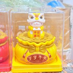 MÈO THẦN TÀI Cosplay Lân Có Đèn - Mèo May Mắn - TẾT- Năng lượng & sạc Pin