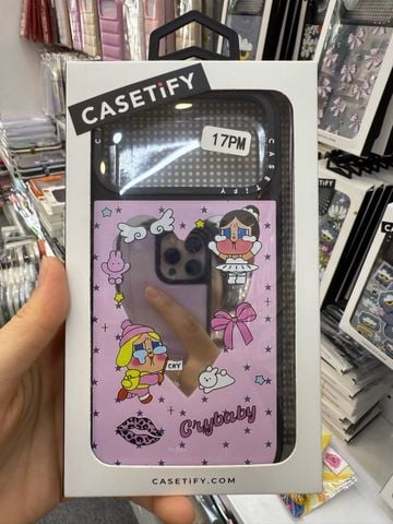 Case Ốp Điện thoại iPhone CaseTify Cry Baby Mặt Gương Trái Tim 17Promax