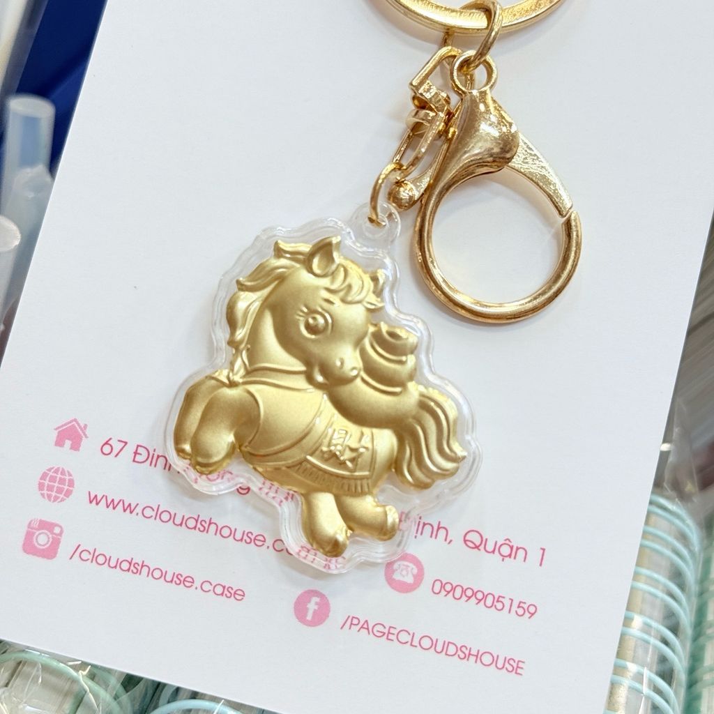 MÓC KHOÁ NGỰA VÀNG - Tết